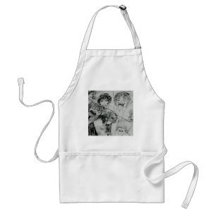oyamada manta various shama king facial expression standard apron