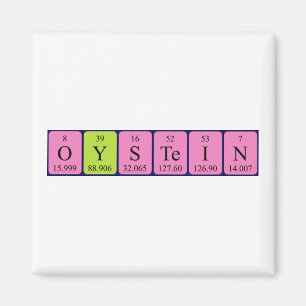 Øystein periodic table name magnet