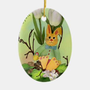 oyster ceramic ornament