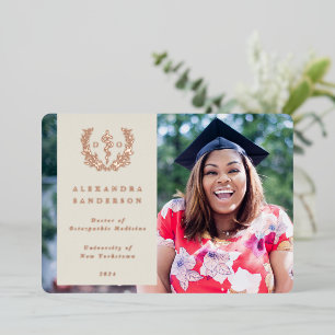 Oyster DO Asclepius Graduation Photo Announcement