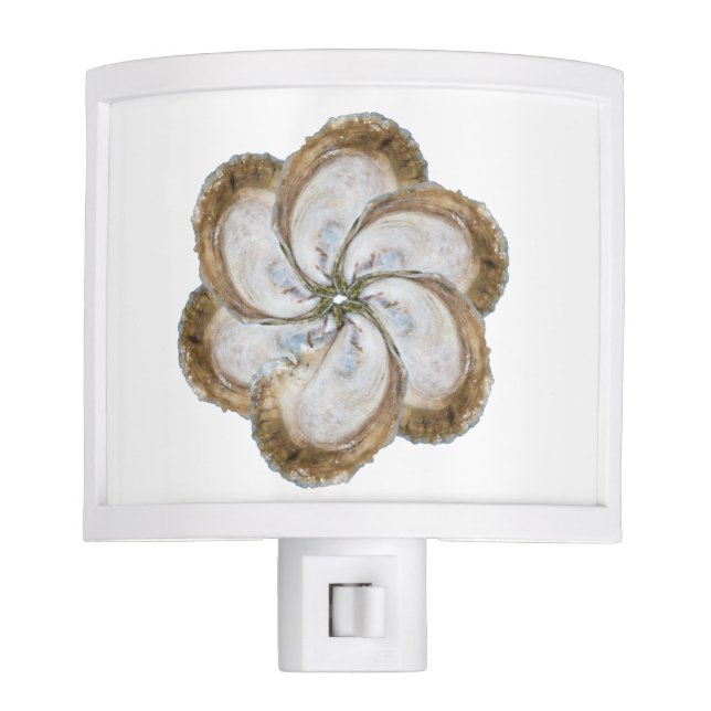 Oyster Flower Night Light - Design C (Front)