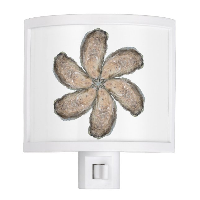 Oyster Flower Night Light - Design D (Front)