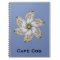 Oyster Flower Notebook - Design A Blue