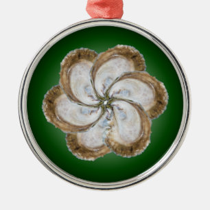 Oyster Flower Ornament - Design C