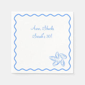 Oyster Funny Birthday Napkin