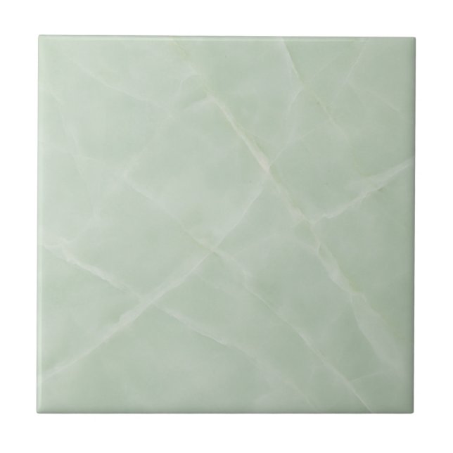 Oyster Green Onyx | Crystal Stone Pattern   Tile (Front)