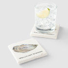 Oyster Marble Coaster - Design A