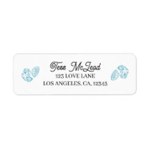 Oyster Party Return Address Labels