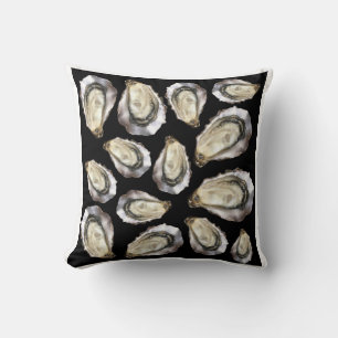 Oyster pattern  throw pillow
