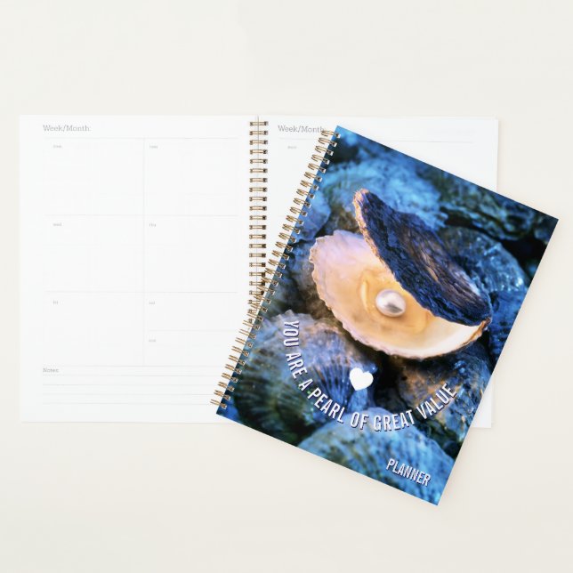 OYSTER Pearl de grande valeur Personnalisé chrétie (Devant avec enveloppe)