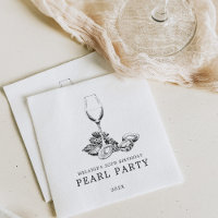 Oyster Pearl Party | Black and White