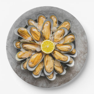 Oyster Platter Paper Plate