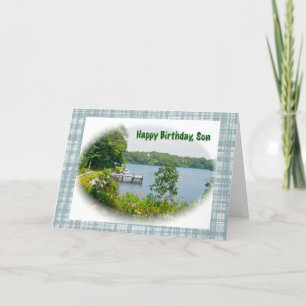 Oyster Pond Scene Son Anniversaire Carte