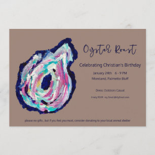 Oyster Roast Anniversaire Invitation