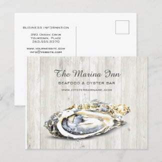 Oyster Roast Seafood Nautical Food Business Postcard