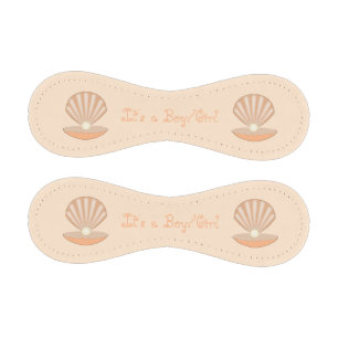 Oyster shell and Pearl Gender Neutral Custom Baseball