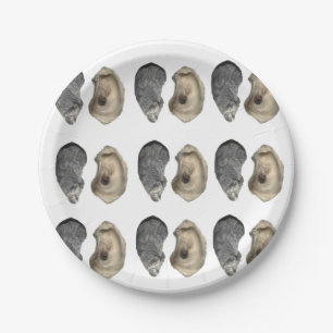 Oyster Shell Paper Plate