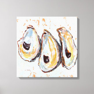 Oyster shells canvas print