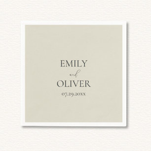 Oyster Shells Wedding Napkin