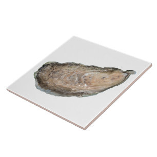 Oyster Tile - Design D White
