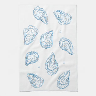 Oysters and More Oysters Kitchen Towel
