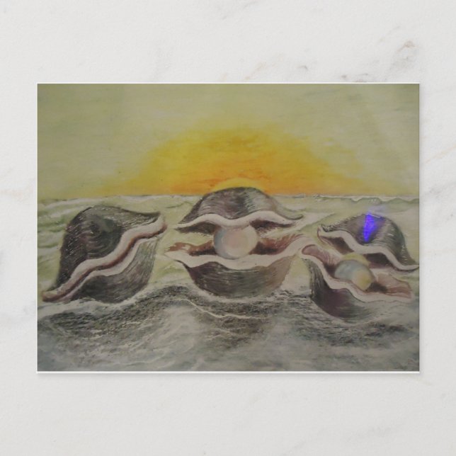 Oysters and Pearls Postcard (Front)