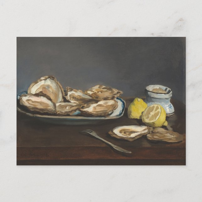 Oysters by Édouard Manet Postcard (Front)