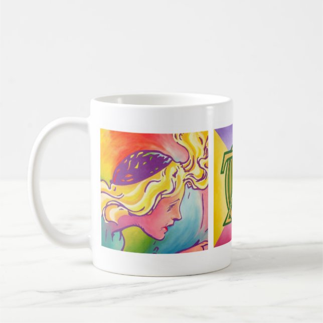 OZ Coffee Mug -  Oz w/ Polychrome & Tik-Tok (Left)