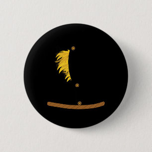 Oz Halloween Scarecrow Costume Art-fun Wizard Of O 2 Inch Round Button
