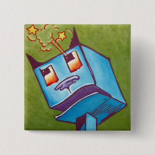 Oz Pinback - The Woozy 2 Inch Square Button