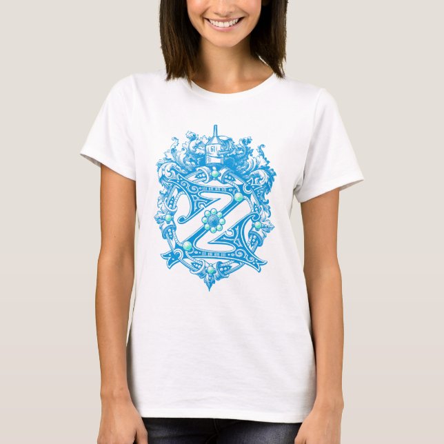 OZ Royalty Monogram with Tin Woodman T-Shirt (Front)