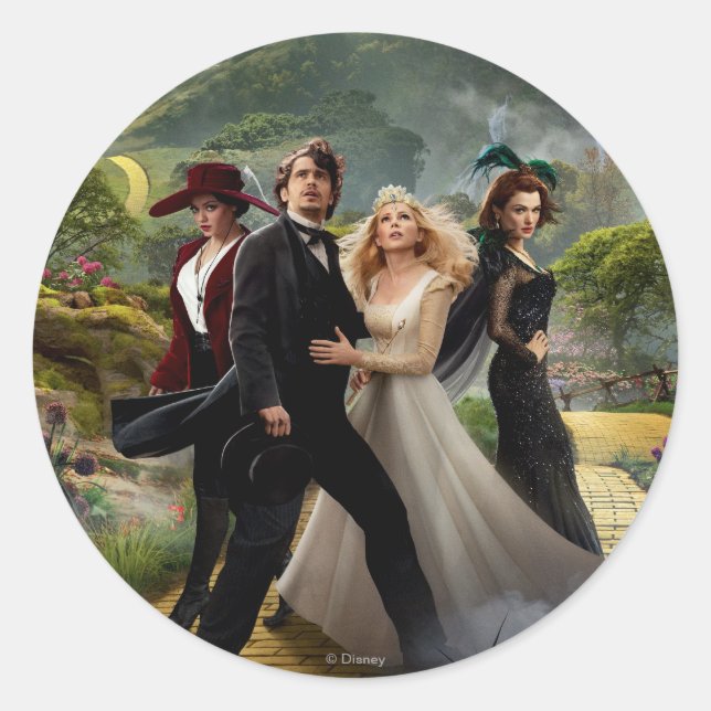 Oz: The Great and Powerful Poster 6 Classic Round Sticker (Front)