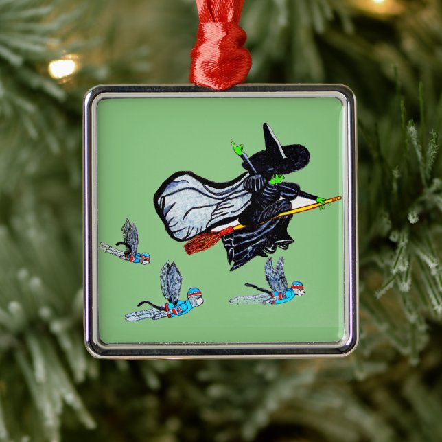 OZ WICKED WITCH METAL ORNAMENT (Tree)