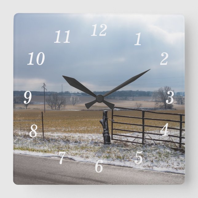 Ozark Country Hills Wall Clock (Front)