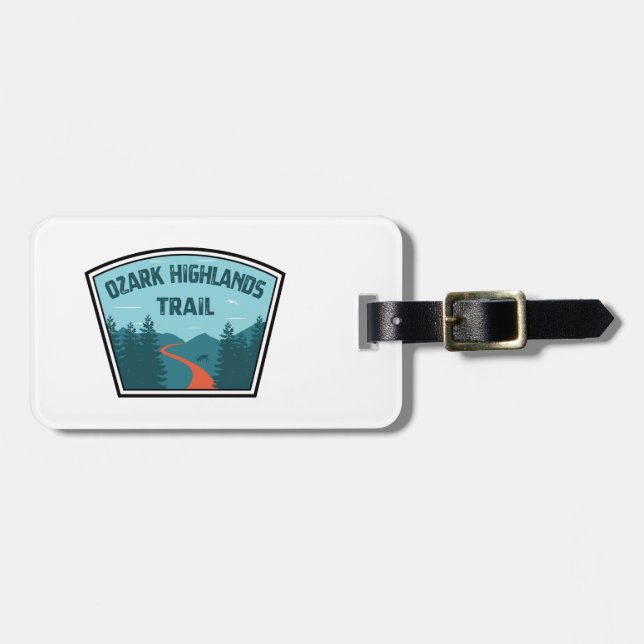 Ozark Highlands Trail Luggage Tag (Front Horizontal)