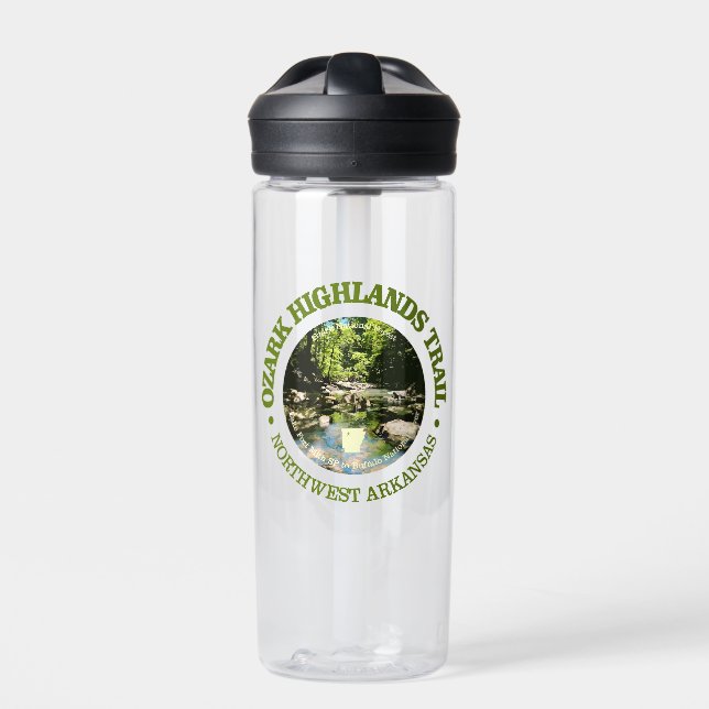 Ozark Highlands Trail (rd) Water Bottle (Front)