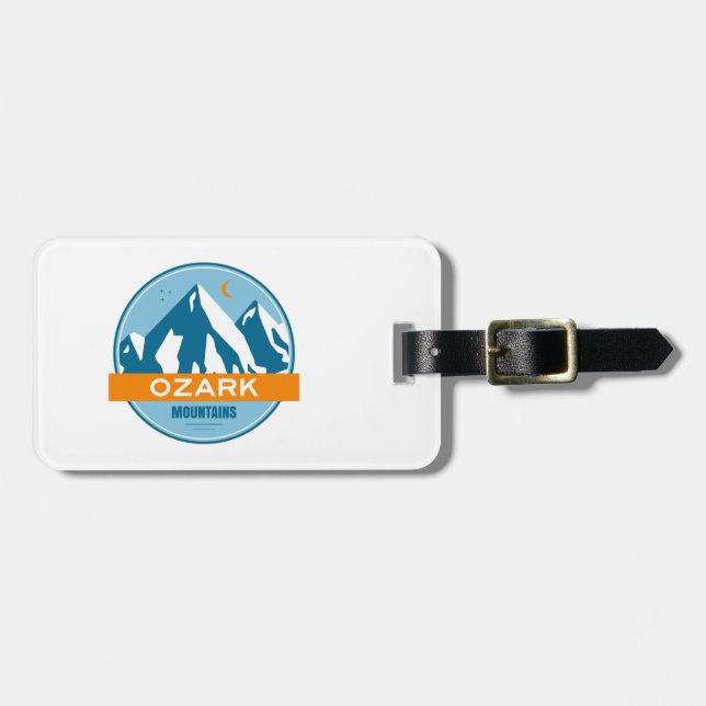 Ozark Mountains Luggage Tag (Front Horizontal)