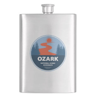 Ozark National Scenic Riverways Hip Flask