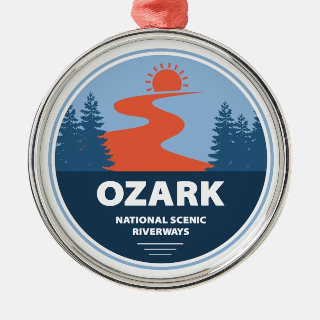 Ozark National Scenic Riverways Metal Ornament (Front)