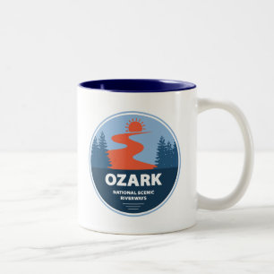 Ozark National Scenic Riverways Two-Tone Coffee Mug