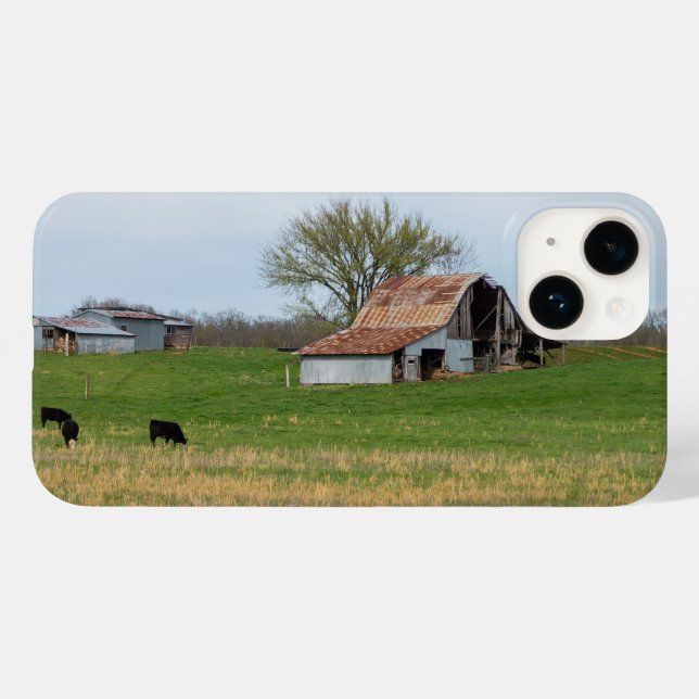 Ozark Old Farm iPhone Case (Back (Horizontal))