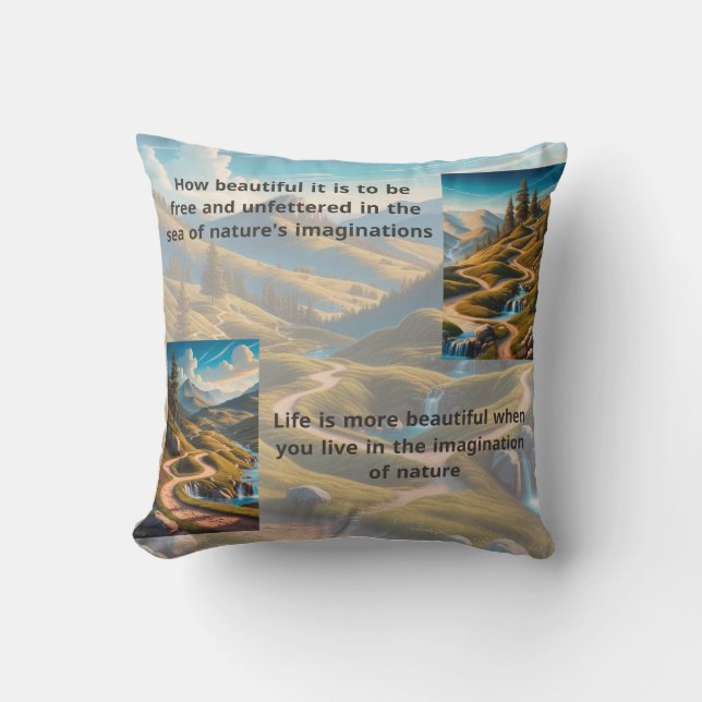 Ozark Pathways Throw Pillow (Front)