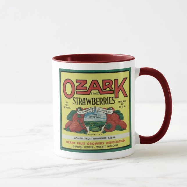 Ozark Strawberries Mug (Right)