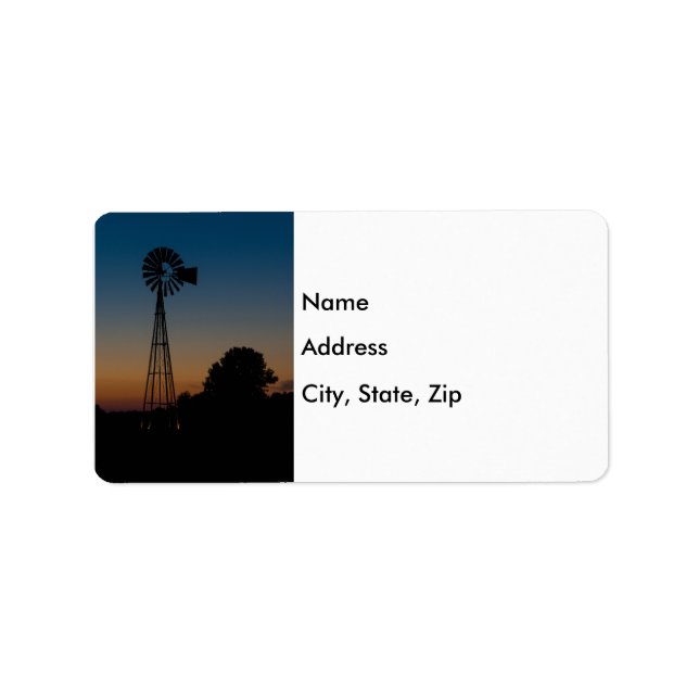 Ozark Sunset Windmill Label (Front)