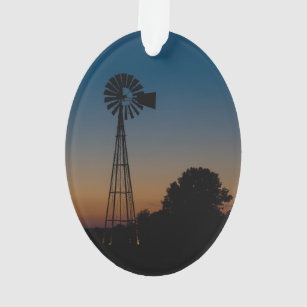 Ozark Sunset Windmill Ornament