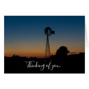 Ozark Windmill Penser À Vous Coucher De Soleil