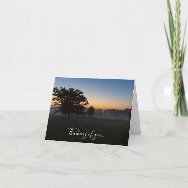 Ozarks August Dawn Thinking Of You Card (Front)