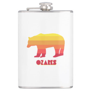 Ozarks Bear Hip Flask
