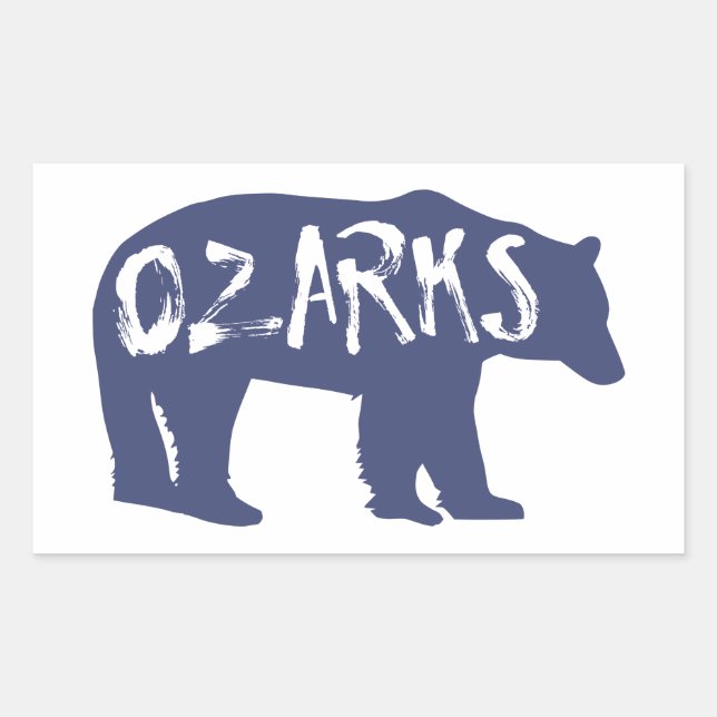 Ozarks Bear Sticker (Front)
