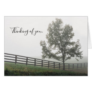 Ozarks Country Fog Thinking Of You Card